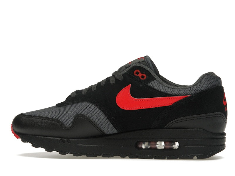 Nike Air Max 1 Essential Vamps - Black/University Red/Iron Grey - FZ5808-008 - 19