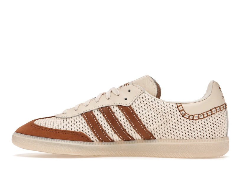 Adidas Samba Wales Bonner Cream White - Cream White/Brown/Cream White - FX7720 - 19