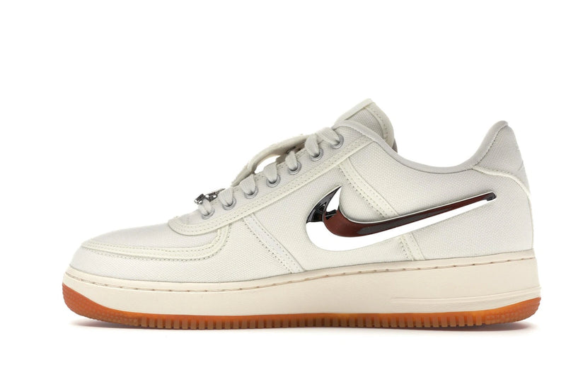 Nike Air Force 1 Low Travis Scott Sail - Sail/Sail-Gum Light Brown - AQ4211-101 - 19