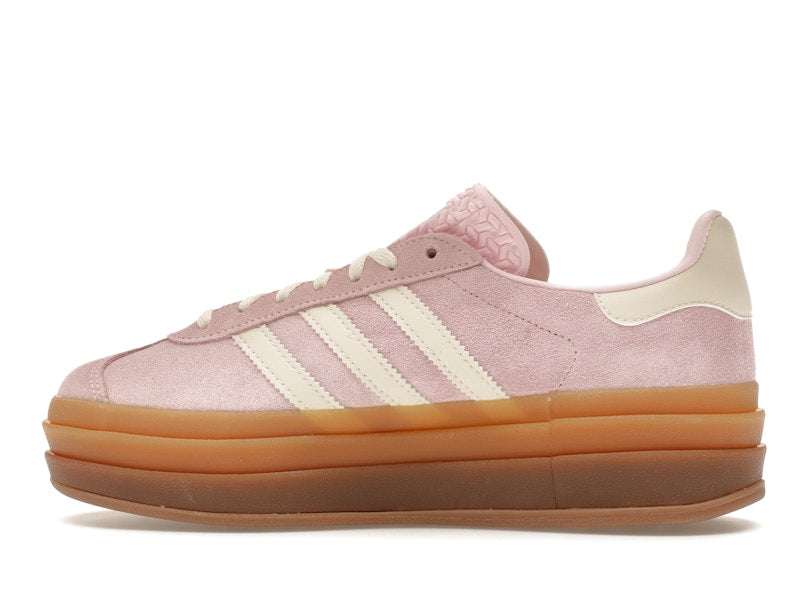 adidas Gazelle Bold Clear Pink Cream White (Women's) - Clear Pink /Cream White/Gold Metallic - JQ7777 - 19