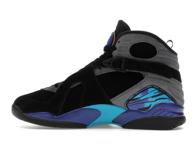 Air Jordan 8 Retro Aqua (2025) - Black/True Red-Iron Grey-Bright Concord-Aquatone - 305381-006 - 19