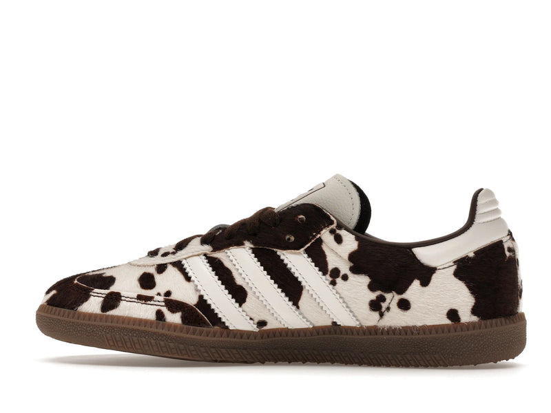 Adidas Samba OG Cow Print Dark Brown White - Dark Brown/Cloud White/Gum - KK2238 - 19