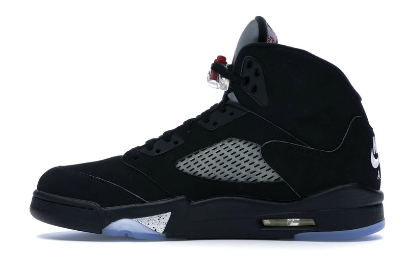 Jordan 5 Retro Black Metallic (2016) - Black/Fire Red-Metallic Silver-White - 845035-003 - 19