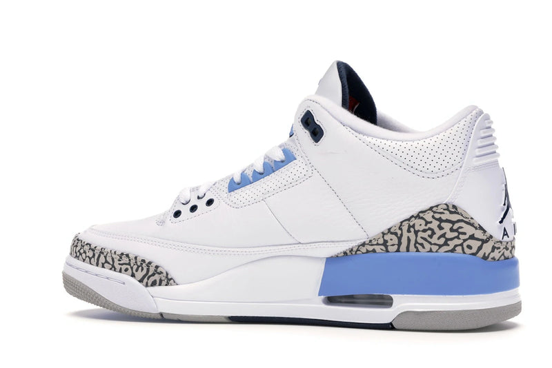 Air Jordan 3 Retro Unc (2020) - White/Valor Blue-Tech Grey - CT8532-104 - 20