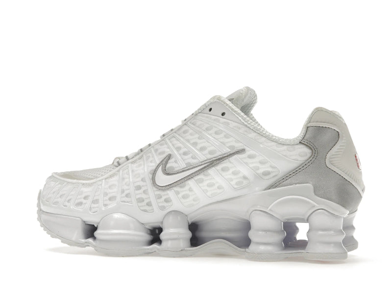 Nike Shox Tl White Metallic Silver (W) - White/Metallic Silver-Max Orange-White - AR3566-100 - 20