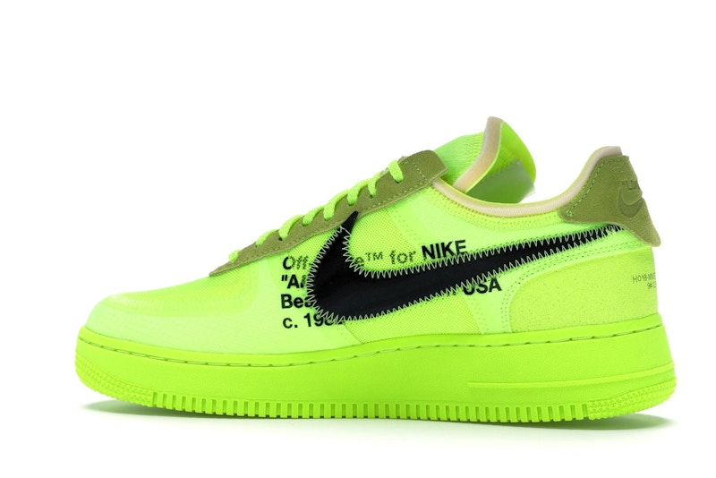 Nike Air Force 1 Low Off White Volt - vista 20