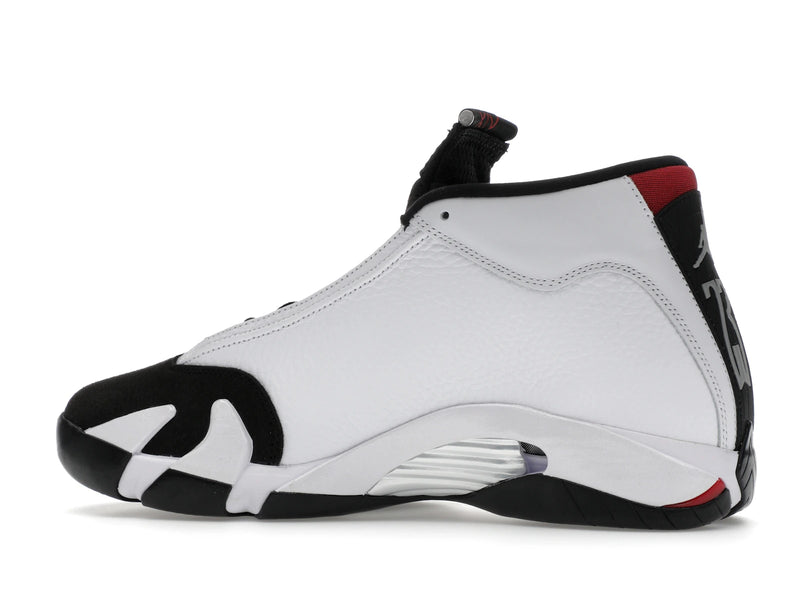 Air Jordan 14 Retro Black Toe (2024) - White/Varsity Red/Black/Metallic Silver - 487471-160 - 20