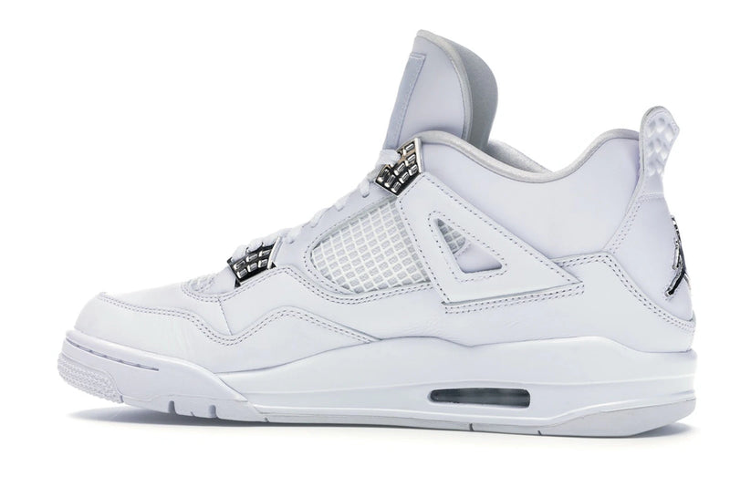 Air Jordan 4 Retro Pure Money (2017) - White/Metallic Silver-Pure Platinum - 308497-100 - 20