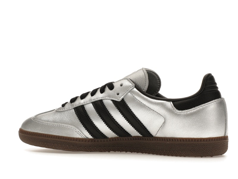 adidas Samba OG Silver Metallic Black Gum (Women's) - Silver Metallic/Core Black/Gum 5 - JI4218 - 20