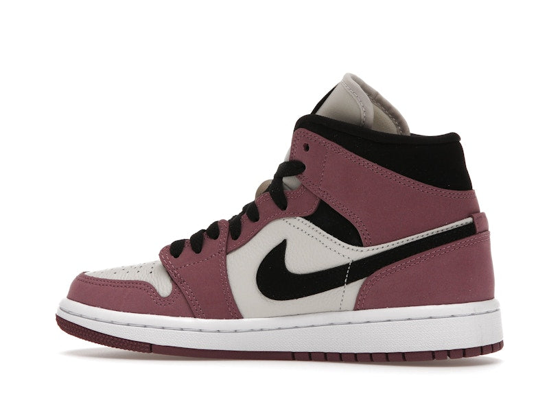 Air Jordan 1 Mid Berry Pink (W) - Light Mulberry/Light Bone/White/Black - DC7267-500 - 20