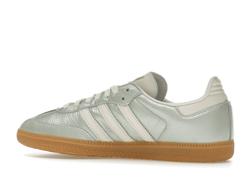 adidas Samba OG Linen Green Metallic (Women's) - Linen Green Metallic/Off White/Cyber Metallic - IG1965 - 20