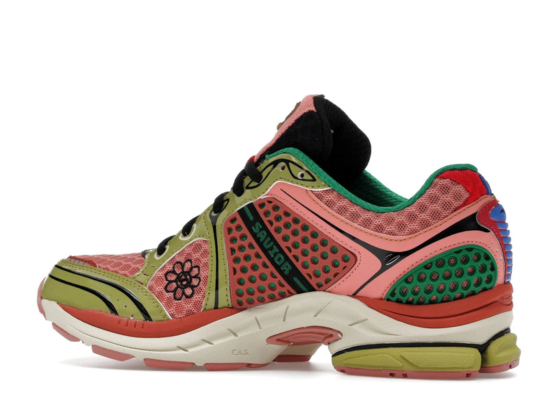 Saucony Progrid Triumph 4 Jae Tips Flowers Grow Uptown Virginia Creeper - Pink/Yellow/Multi-Color - S70966-2 - 20