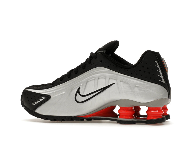 Nike Shox R4 Metallic Silver Black Picante Red (GS) - Metallic Silver/Black/Picante Red/Metallic Silver - CW2626-005 - 20
