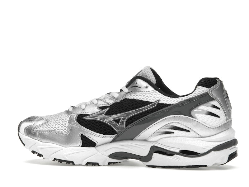 Mizuno Wave Rider 10 White Silver Black - vue 20