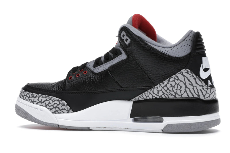 Air Jordan 3 Retro Black Cement (2018) - Black/Fire Red-Cement Grey-White - 854262-001 - 20