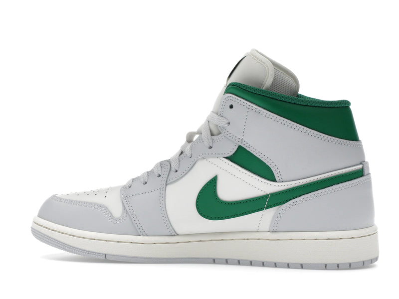 Air Jordan 1 Mid White Pure Platinum Pine Green - Summit White/Pure Platinum/Sail/Pine Green - DQ8426-142 - 20