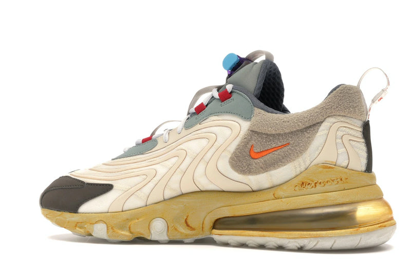 Nike Air Max 270 React Travis Scott - Light Cream/Dark Hazel-Mica Green-Starfish - CT2864-200 - 20