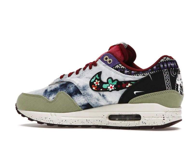 Nike Air Max 1 SP Concepts Denim Olive Canvas - Oil Green/Black/Team Red/Sail - DN1803-300 - 20