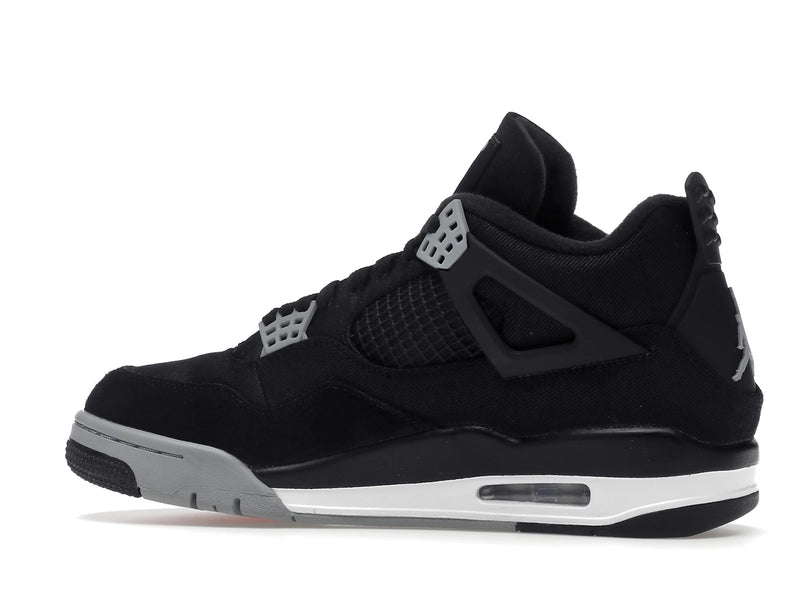 Air Jordan 4 Retro SE Black Canvas - Black/Light Steel Grey/White/Fire Red - DH7138-006 - 20