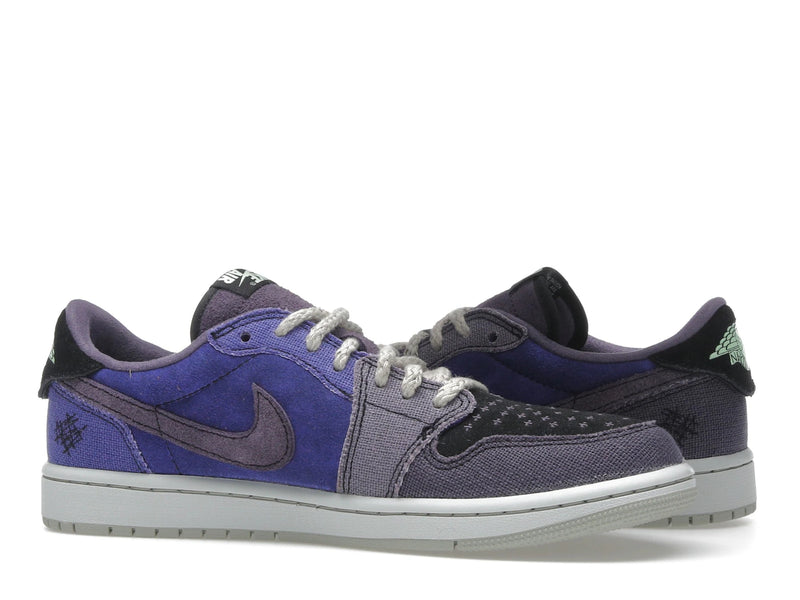 Air Jordan 1 Retro Low OG Zion Williamson Voodoo Alternate - Regency Purple/Vapor Green/Black/Dark Raisin/Daybreak/Light Silver - IH2309-500 - 20