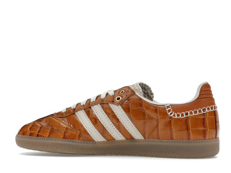 Adidas Samba Wales Bonner Brown Croc - Supplier Color/Wonder White/Night Brown - JH9826 - 20