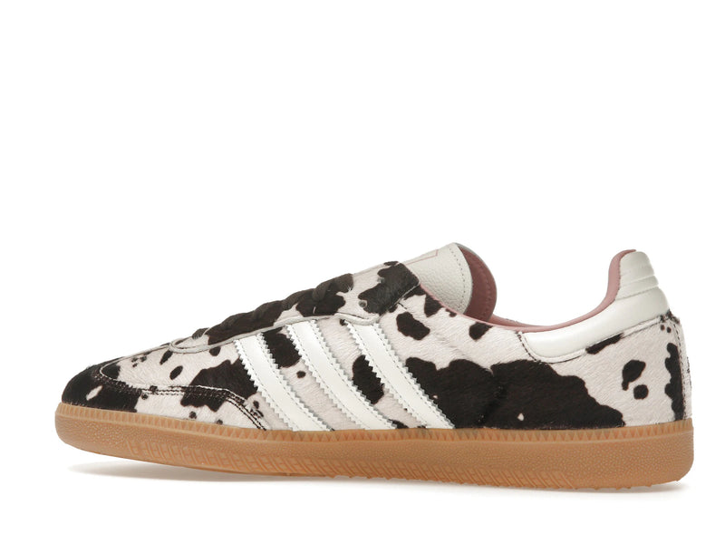 Adidas Samba OG Cow Print Womens - Dark Brown/Off White/Gum 3 - JR1256 - 20