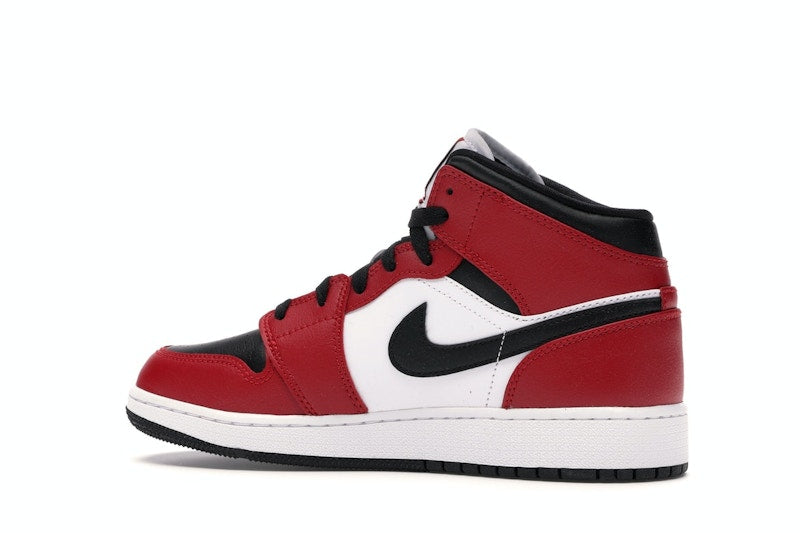 Air Jordan 1 Mid Chicago Black Toe (GS) - weergave 20
