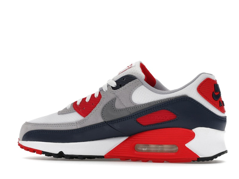 Nike Air Max 90 Usa (2025) - White/Cool Grey/University Red - DM0029-117 - 20