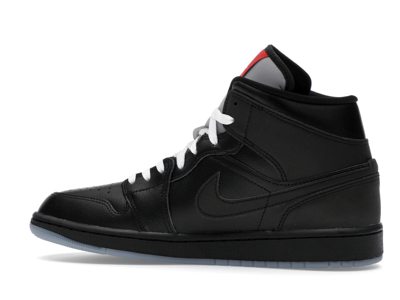 Air Jordan 1 Mid SE Black Metallic Reimagined - Black/Silver Metallic/University Red - HV5177-010 - 20