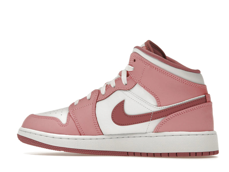 Air Jordan 1 Mid Valentines Day (2023) (GS) - Coral Chalk/Desert Berry/White - DQ8423-616 - 20