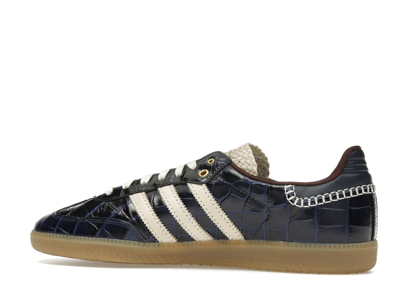 Adidas Samba Wales Bonner Navy Croc - Collegiate Navy/Wonder White/Night Red - JH9825 - 20
