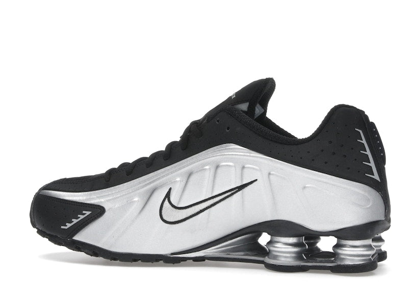 Nike Shox R4 Metallic Silver Black - vue 20