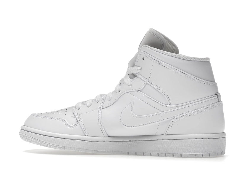 Air Jordan 1 Mid Triple White (2022) - White/White/White - 554724-136 - 20