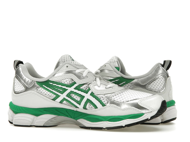 Asics Gel Nyc Hidden Ny - White/Green-Metallic Silver - 1201B001-100 - 20