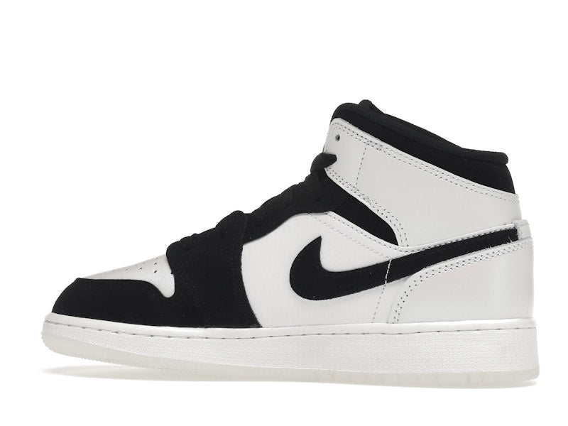 Air Jordan 1 Mid Diamond Shorts (GS) - White/Multi-Color/Black - DN4321-100 - 20