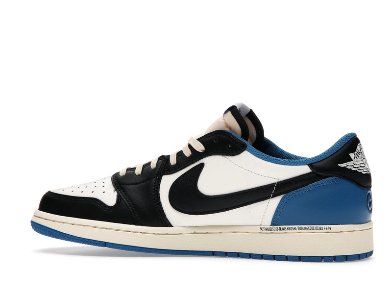 Air Jordan 1 Low Fragment Design X Travis Scott - White/Black-Royal-Sail - DM7866-140 - 20