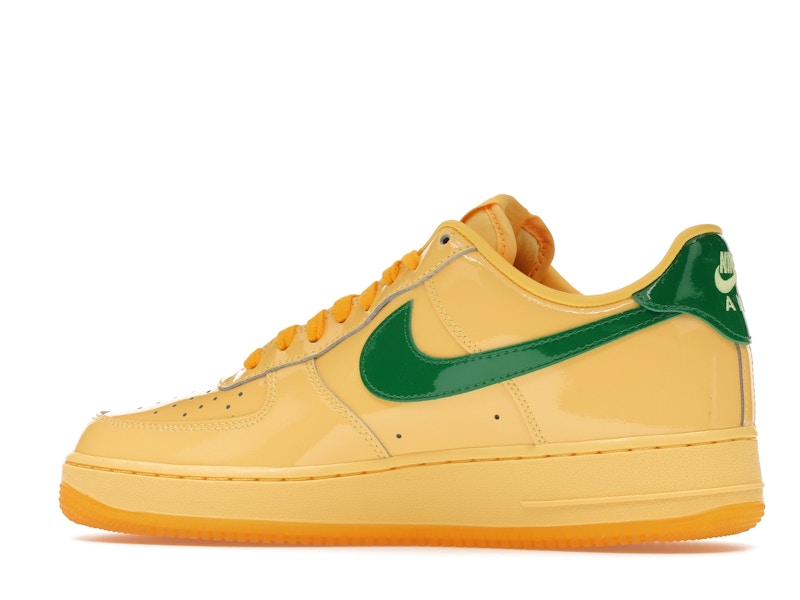 Nike Air Force 1 Low Patent Leather Topaz Gold Pine Green - Ansicht 21