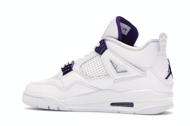 Air Jordan 4 Retro White Court Purple - White/Metallic Silver-Court Purple - CT8527-115 - 20