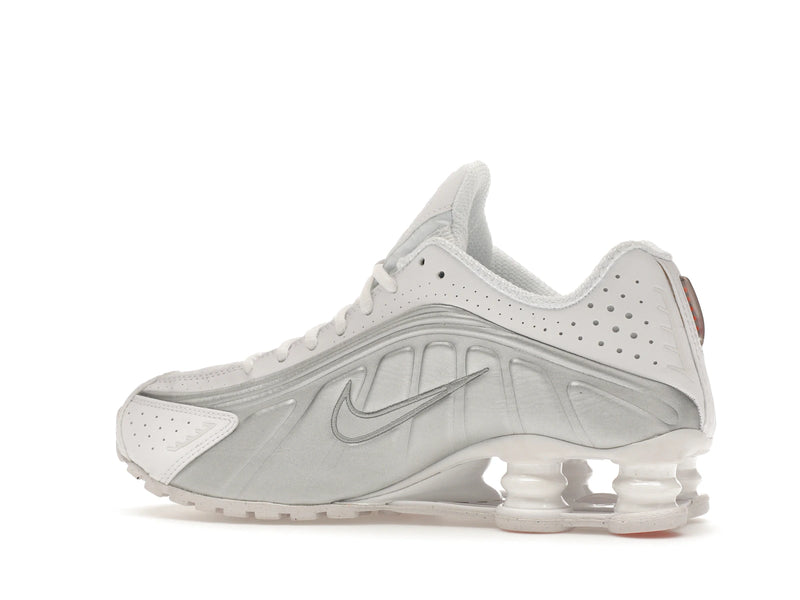 Nike Shox R4 White Metallic (W) - White/White-Metallic Silver-Max Orange - AR3565-101 - 20