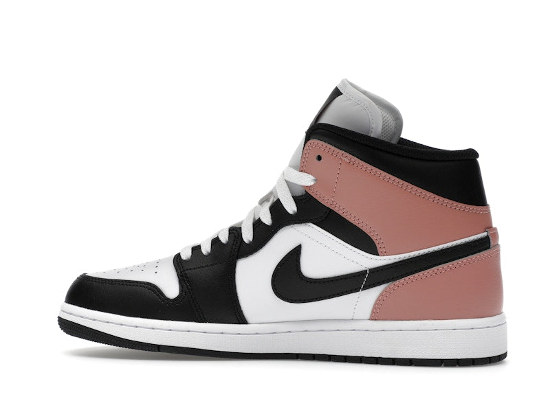 Air Jordan 1 Mid White Rust Pink Black - White/Rust Pink/Black - DQ8426-100 - 20