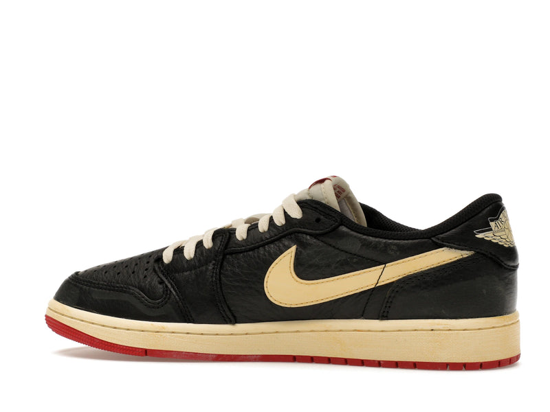 Air Jordan 1 Retro Low OG Nigel Sylvester Better With Time - Black/Muslin/Varsity Red - IB8958-001 - 20