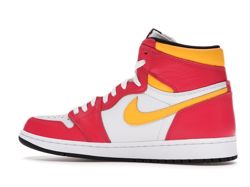 Air Jordan 1 Retro High OG Light Fusion Red - Light Fusion Red/White-Laser Orange-Black - 555088-603 - 20