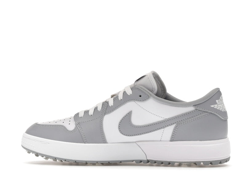 Jordan 1 Low Golf Spiked Wolf Grey White - vue 21