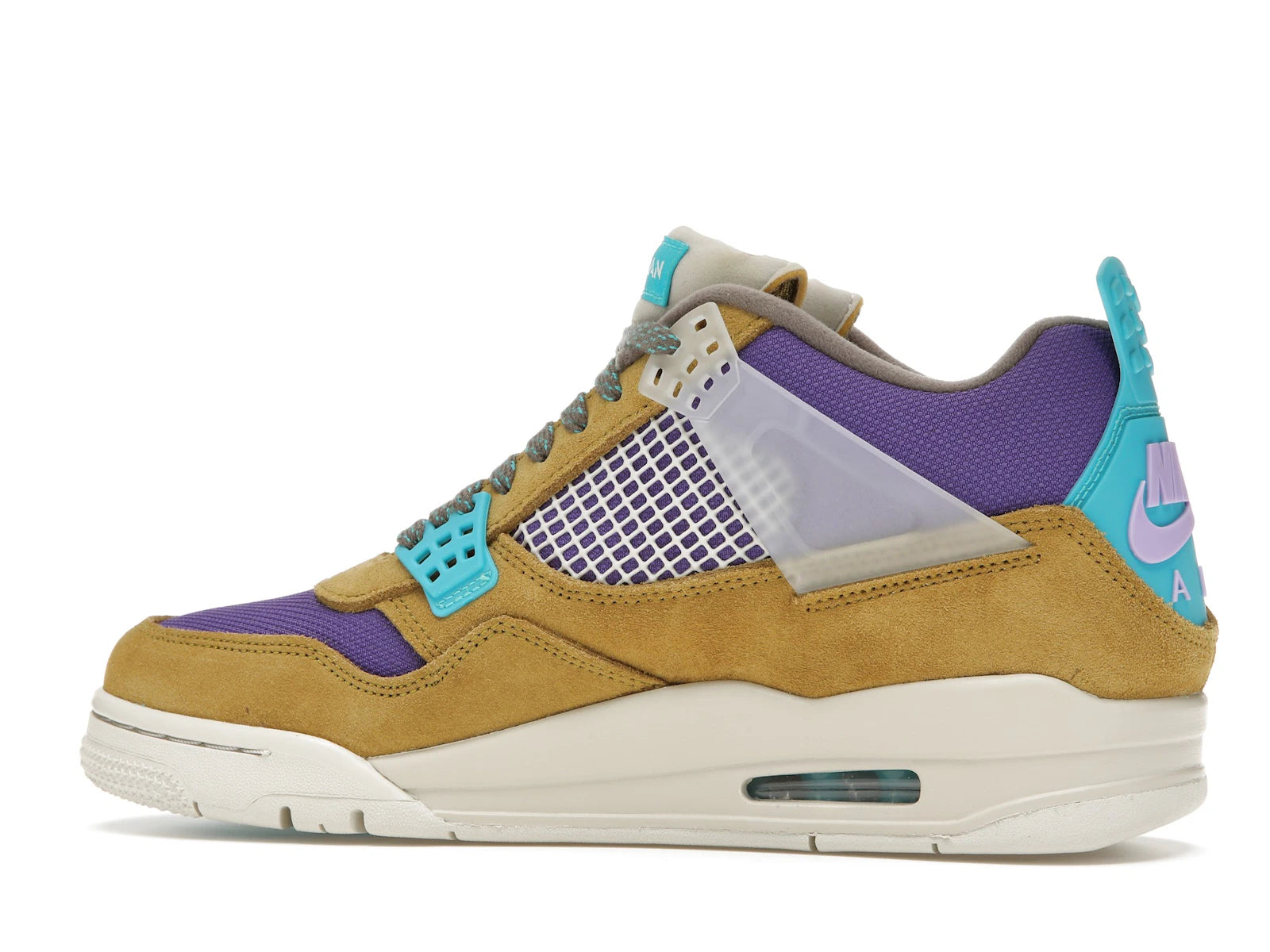 Air Jordan 4 Retro SP 30th Anniversary Union Desert Moss - Desert Moss/Turquoise Blue-Dark Iris - DJ5718-300 - 20