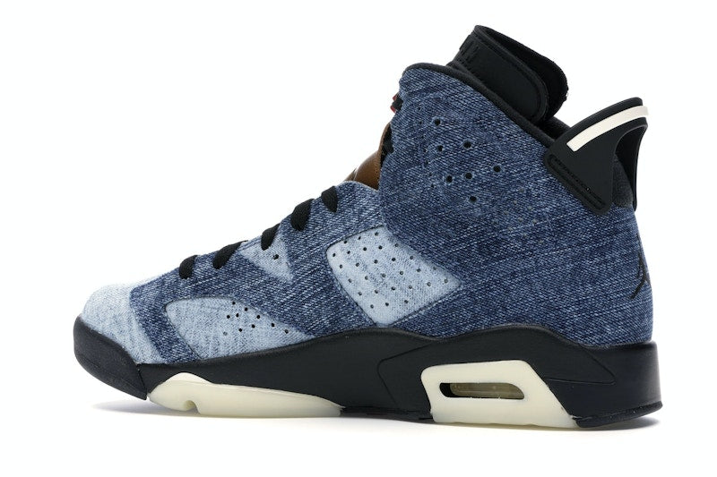 Air Jordan 6 Retro Washed Denim - Washed Denim/Sail-Varsity Red-Black - CT5350-401 - 20