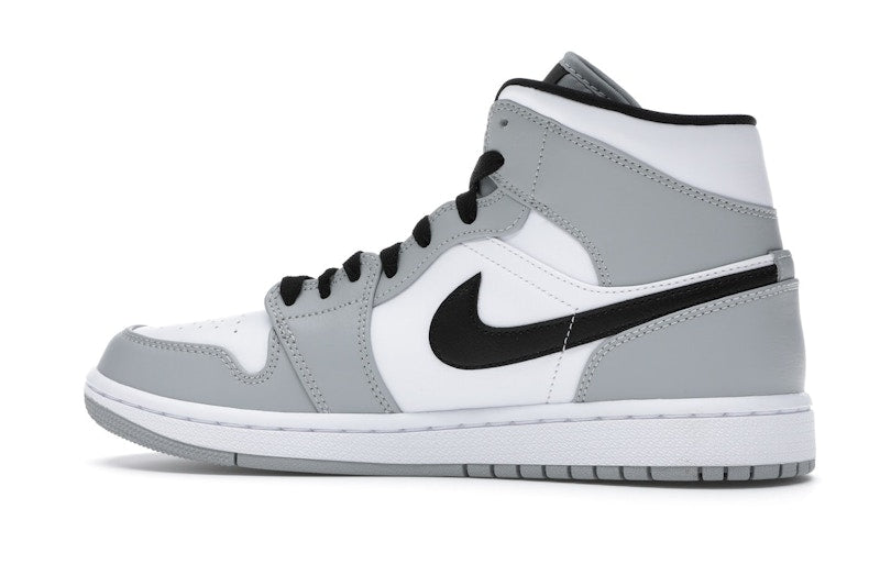 Air Jordan 1 Mid Light Smoke Grey - Light Smoke Grey/Black-White - 554724-092 - 20