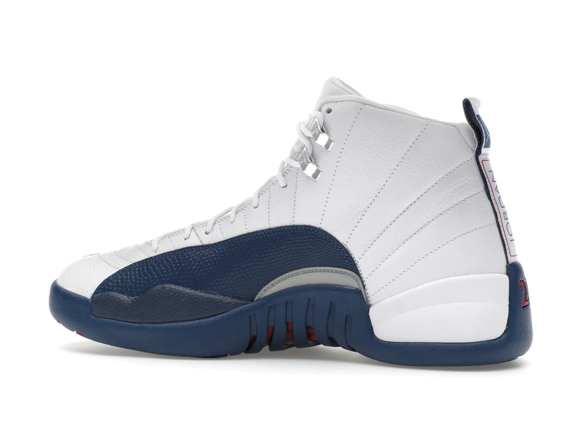Air Jordan 12 Retro French Blue (2025) - White/French Blue-Metallic Silver-Varsity Red - CT8013-114 - 20