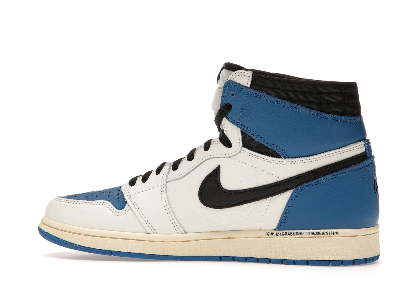Air Jordan 1 High OG SP Fragment Design X Travis Scott - Sail/Black-Military Blue-Shy Pink - DH3227-105 - 20