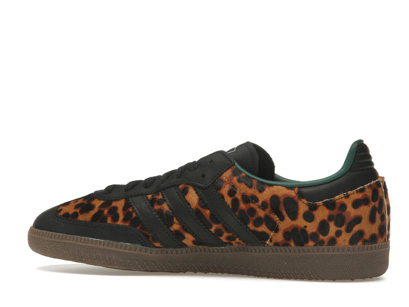 Adidas Samba OG Black Green Leopard - Core Black/Collegiate Green/Cream White - JI2735 - 20