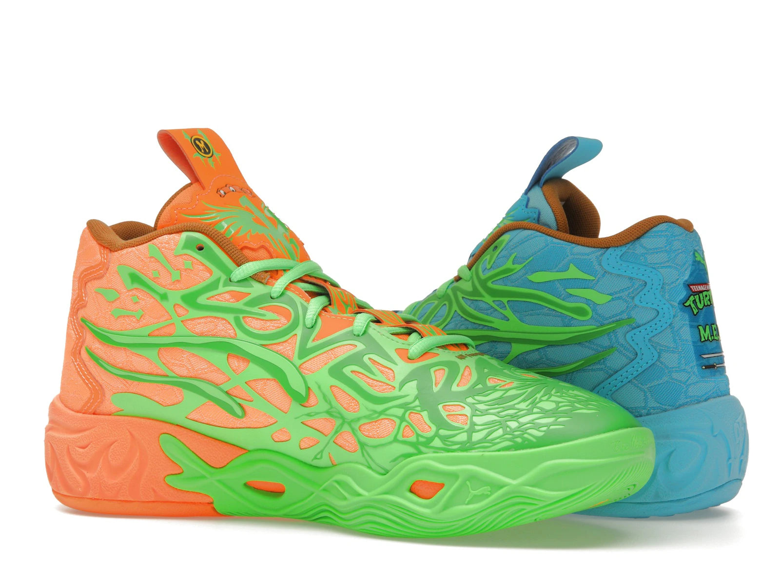 Puma Lamelo Ball Mb04 Teenage Mutant Ninja Turtles Leonardo And Michelangelo - view 21